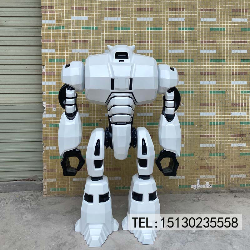 大型玻璃鋼玩偶機械機器人模型變形金剛